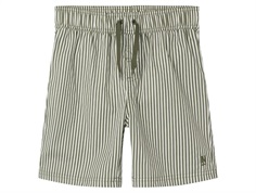 Name It swim shorts dusty olive striped  